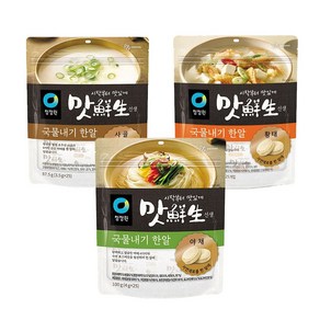 청정원 맛선생 국물내기 한알 25p 6종 세트(야채2 황태2 사골2), 87.5g, 1개