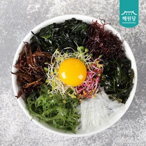 해초샐러드 해초비빔밥 해초물회 간편식 모듬해초 [비빔밥 소스포함], 1개