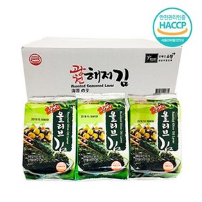 해저광천김 올리브 3단 도시락김(4gx72봉), 4g, 72개