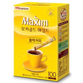 맥심 모카골드 마일드 블랙 커피믹스 1417070, 900mg, 100개입, 1개