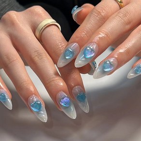 떨샵 여름신상 자석젤 인조손톱 보석 네일팁 셀프젤네일, 1개, NAIL-N736