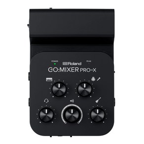 ROLAND GO:MIXER PRO-X 스마트폰용 오디오 믹서 오디오 인터페이스 GOMIXERPX