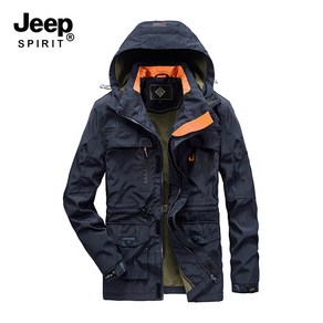 JEEP SPIRIT 지프 스피릿 남성 자켓 봄 가을 겨울 시크한 후드 슬림 야상 JC6631+양말 증정