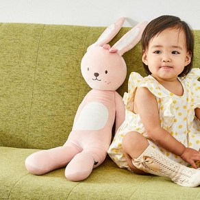 모던하우스 보들보들 애착인형 토토 L, 84cm, 핑크, 1개