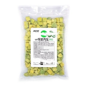 손씨푸드 아보카도 다이스 하프컷 500g 1kg, 1. 아보카도 다이스 500g 1팩, 1개, 1. 아보카도 다이스 500g 1팩