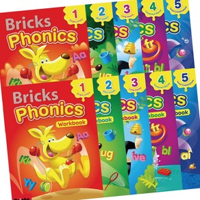 Bicks Phonics 브릭스 파닉스1 2 3 4 5 (SB+WB) / 단계별 영어학습 교재 -책갈피볼펜증정, Bicks Phonics 2 (SB+WB)