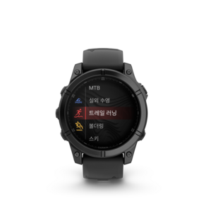 가민 피닉스 E AMOLED GPS 스마트워치, 47mm, Slate Gay Steel/Black