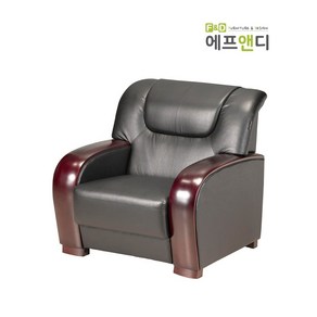 DL DS 216 1인용 베고니아 사무용쇼파, 블랙