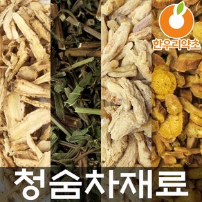 청숨차 재료 박하 맥문동 도라지 황금 만들기, 황금300g, 1개