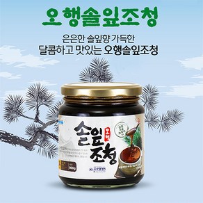 엑스비 오행생식 곡물 오행솔잎 조청, 1박스, 120g