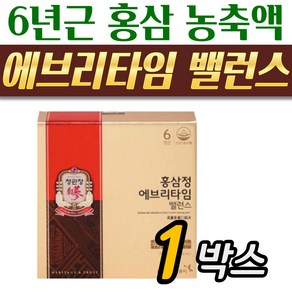 식약처인증 면역력 도움 정관장 홍삼정 에브리타임밸런스 30개 진한 홍삼 농축액, 300ml, 1개