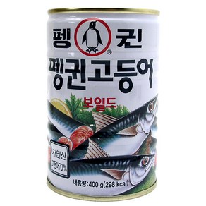 푸드올마켓_ 펭귄 고등어 400g, 1개