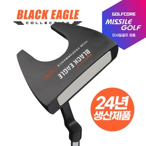 [24년NEW생산제품]미사일골프 BLACK EAGLE TPU소재페이스 블랙이글 퍼터