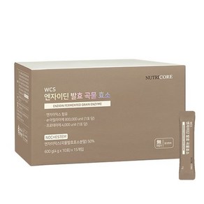 뉴트리코어 WCS 엔자이딘 발효 곡물 효소 150p, 600g, 1개