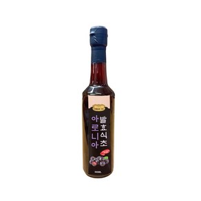 국내산 아로니아로 만든 수제 발효 식초 500ml 5년이상숙성 액, 1개