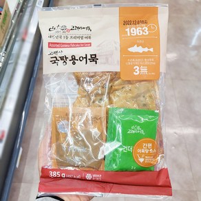 고래사어묵 고래사어묵 국탕용 어묵 385g, 종이박스포장, 1개