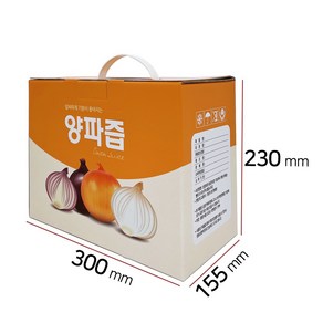 건강즙 건강원 과일 플라스틱손잡이 양파즙 즙박스 즙포개박스 50개(100ml/60포)