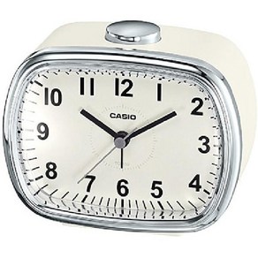 CASIO 카시오 TQ-159-7JF [알람시계 자명종 복고풍 레트로 아이보리컬러 전자음 스누즈 라이트 기능], 단일