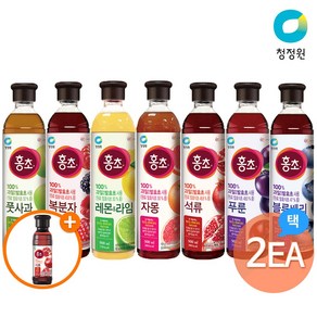 청정원 홍초 7종 900ml x 2개 +(증정)석류500ml