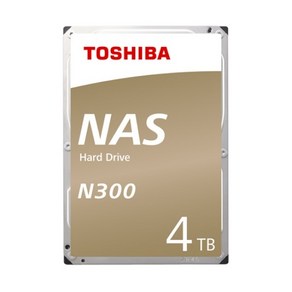 [도시바] TOSHIBA N300 HDD 패키지 4TB HDWG440 패키지 (3.5HDD/ SATA3/ 7200rpm/ 256MB/ CMR) 단일 HDWQ140 후속