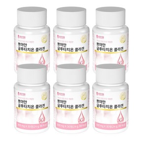 뽀야안 글루타치온 콜라겐 800mg 품 필름 휴온정 GLUTATHIONE, 30정x6박스, 6개