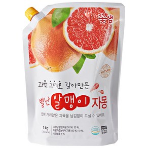 꽃샘 별난알맹이 자몽, 1kg, 7개