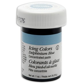 Wilton Icing Colos 1-Ounce Delphinium Blue 윌튼 아이싱 컬러 1온스 델피니엄 블루, 1개, 28g