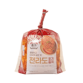 종가 전라도포기김치 2.8kg, 1개