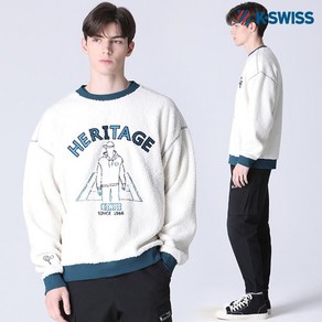 K-SWISS] 헤리티지 양털 맨투맨