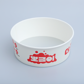 BIG size 라면용기 뽀글이 [300개입 1box] 라면 조리기 전용 원형 종이 냄비 뽀글이 1600cc -20개 오픈기념 행사가, 300개, 19.3cm