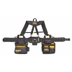 작업용멜빵 멜빵과 25개의 포켓 헤비 듀티 건설이 DEWALT 공구 벨트 정리함 DWST540602, One Size, Impact Holste, 1개