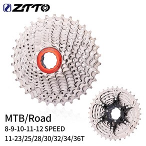 ZTTO MTB 도로 자전거 카세트 산악 접이식 자전거 프리휠 8 9 10 11 12 속도 11-23 25 28 30 32 34 36T 스프로킷 8s 9s 10s 11s, 02 8S 11-25T, 1개