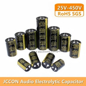 JCCON 오디오 전해질 Capa25V 35V 63V 80V 100V 3300UF 4700UF 6800UF 10000UF 22000UF 2PCS, 2개