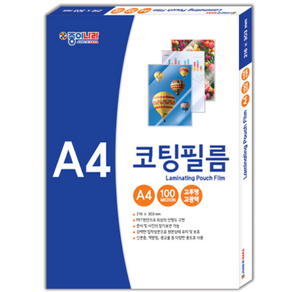 종이나라 코팅필름 A4 10매입, 1개