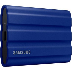 SAMSUNG T7 Shield 4TB 휴대용 SSD 1050MBs Rugged Wate Dust Resistant 컨텐츠 제작자용 Black, Blue_1 TB, 1개