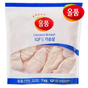 올품 IQF 통 닭가슴살 1kg x 10봉, 10개