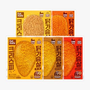 [랭킹닭컴] 잇메이트 크리스피 닭가슴살 5종 혼합, 30개, 90g