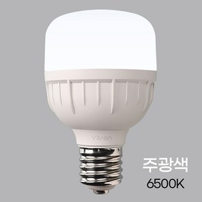 비츠온 LED T 벌브W T벌브W 전구 램프 30W전구 E39베이스, 1개, 주광색