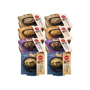 솥반 8입 (버섯영양밥2+꿀약밥2+흑미밤찰밥2+전복내장밥2), 1개, 200g, 1세트