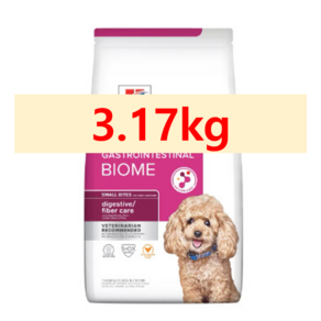 )당일발송( 힐스 독 Gi Biome 1.5kg 강아지 gasto intestinal biome digestive Fibe Cae small bites, 3.1kg, 1개