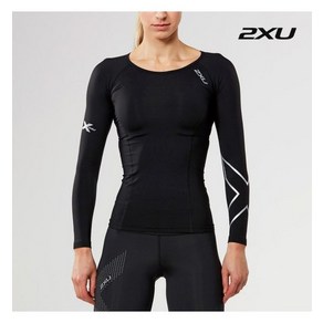 [2XU] 여성 기모 컴프레션 긴팔 상의_X0LL2C154BLK