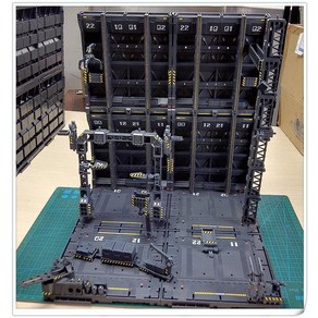 건담격납고 디오라마 베이스 건담 거치대 기지 스탠드 격납고 11종, C 건담격납고 디오라마 베이스, 1개