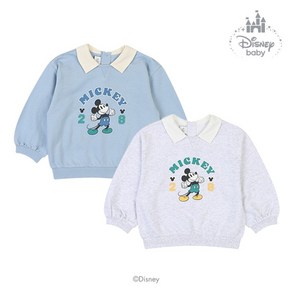 디즈니베이비 디즈니미키카라맨투맨 MELAN GREY BLUE 79R121002