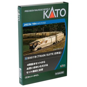 KATO N게이지 E001형 TRAIN SUITE 사계도 4량 기본 세트 10-1889 철도 모형 전철, 1개