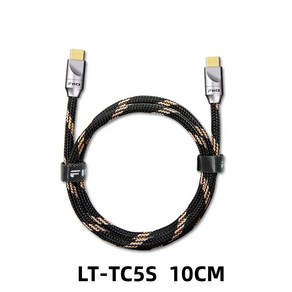 FiiO LT-TC5 USB 실버 도금 순수 쿠퍼 디지털 C타입 to 케이블, 1개, [01] LT-TC5S 10CM