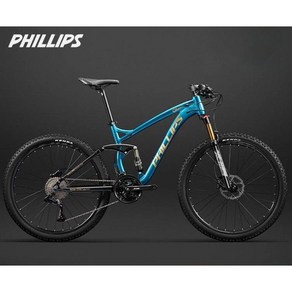 Phillips 알루미늄 MTB 자전거 풀샥 산악 유압 디스크 브레이크 오프로드