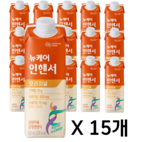 뉴케어 인핸서 암환자 영양식, 200ml, 15개