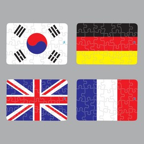 [카앤샵스] 캐스퍼 일렉트릭 주유구 꾸미기 로고 스타일링 액세서리 스티커 [호환상품], 퍼즐국기주유구, 영국, 1개