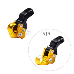 BPK 16- 22년 XMAX 미러형 봉지걸이 접이식 사이드미러 백미러 튜닝 스쿠터 고리, XMAX봉지걸이 골드, 1개