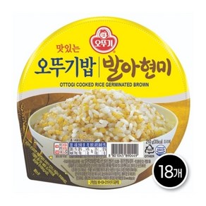 오뚜기밥 210g, 18개